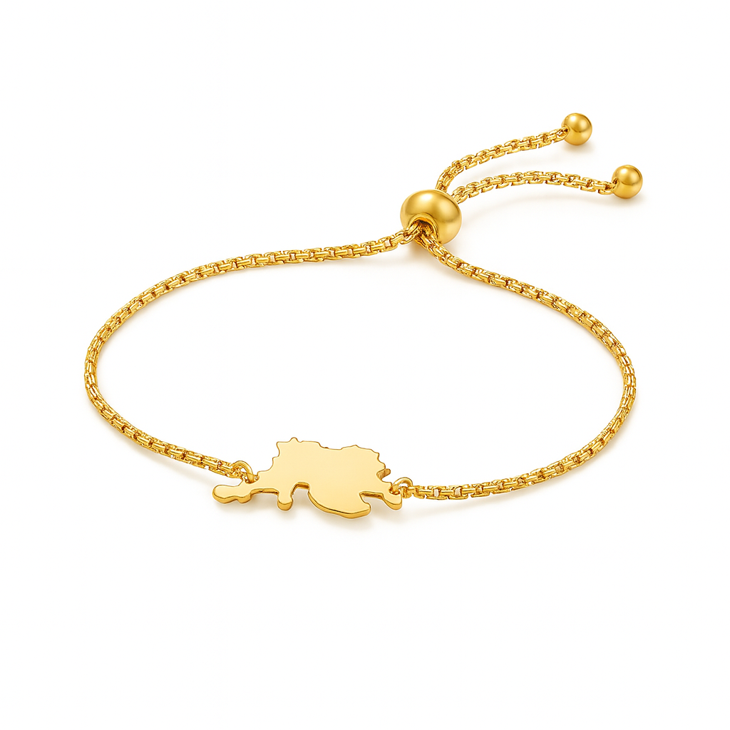 Jost Van Dyke Map Bracelet