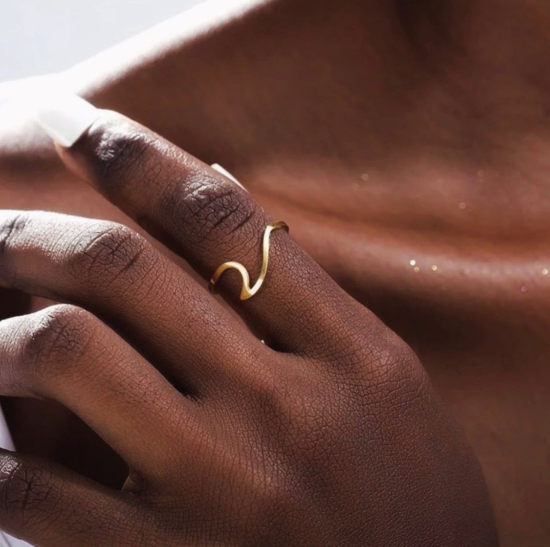 Island Wave Ring