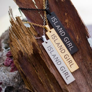 Island Girl Vertical Necklace