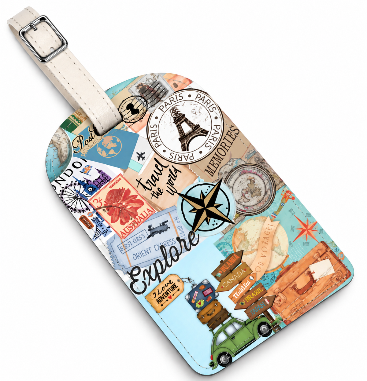 Travel & Adventure Luggage Tag
