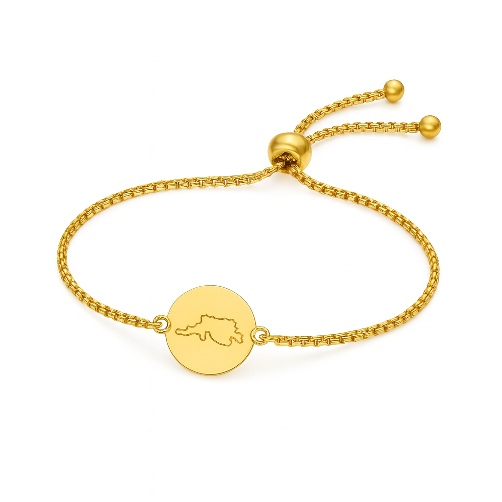 Jost Van Dyke Map Bracelet