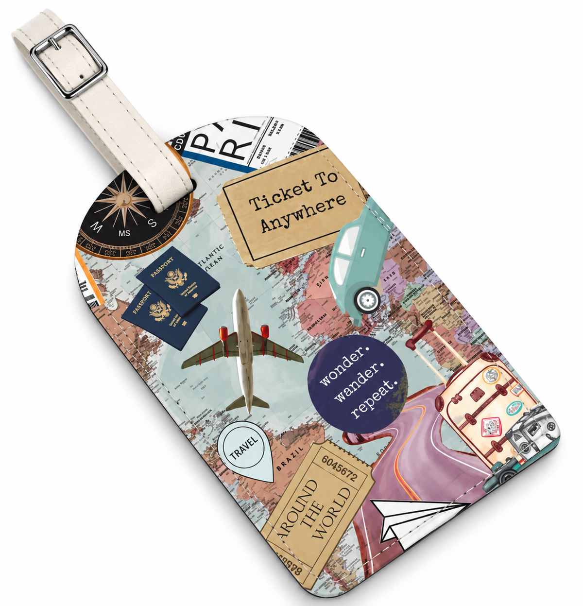 Travel & Adventure Luggage Tag