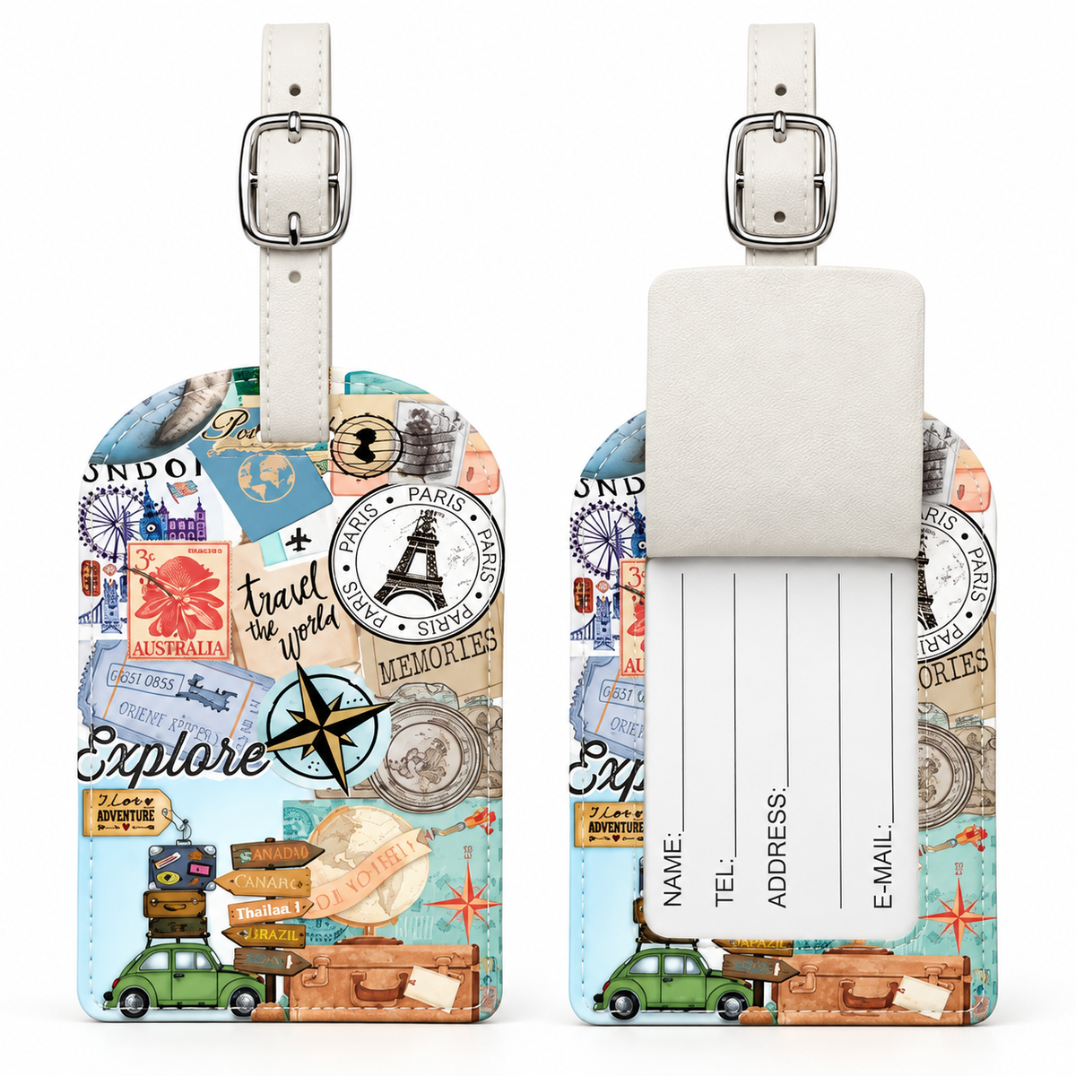 Travel & Adventure Luggage Tag