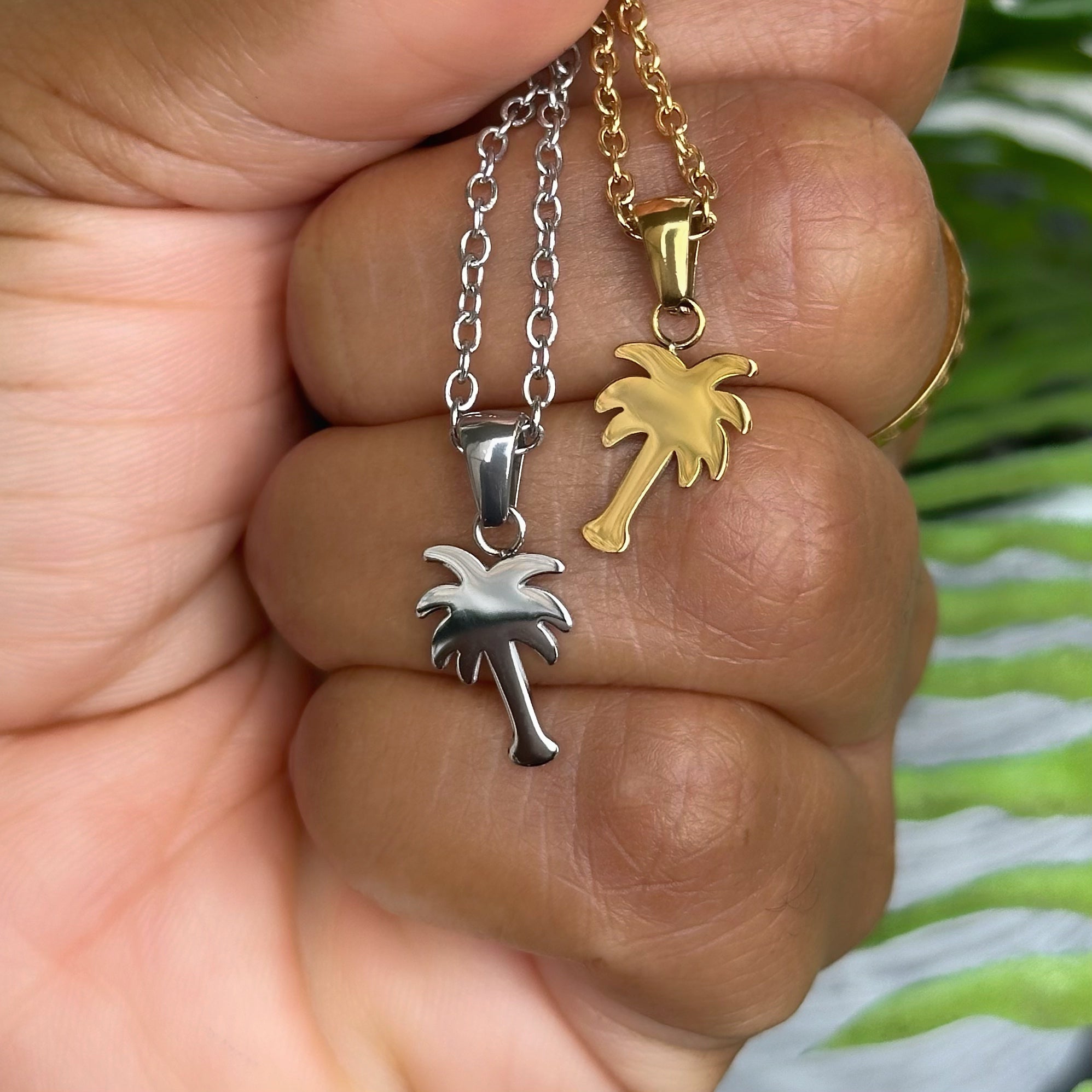 Palm Tree Necklace