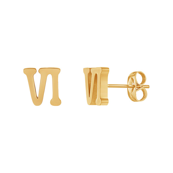 Original VI Earrings (Gold)